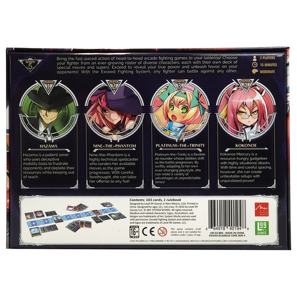 [Imperfect] Exceed Fighting System BlazBlue Hazama Box Game